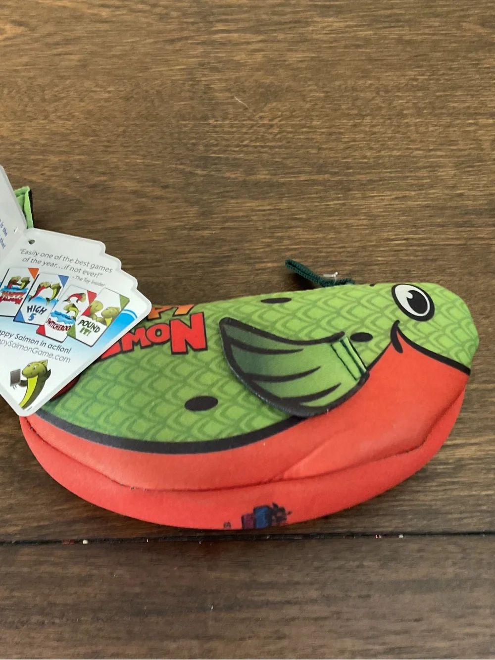 Plush Fish Toy - Brand, Green and Red